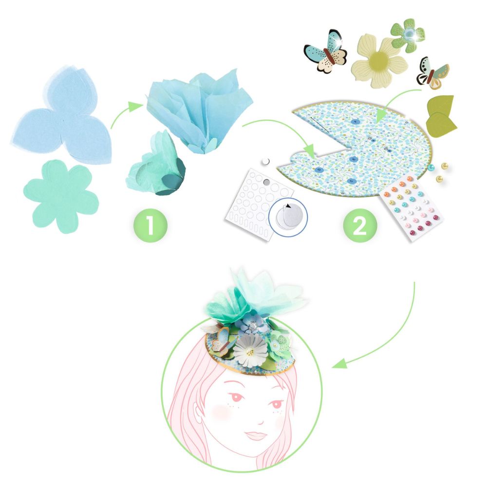 Djeco Do It Yourself - 3 Fascinators To Create DJ07937