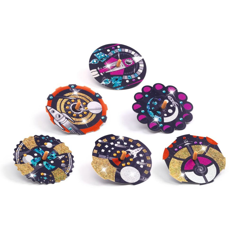 Djeco Do It Yourself - Mosaic Spinning Top Cosmos DJ07987