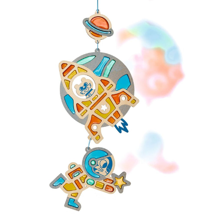 Djeco Do It Yourself - Stainglass Suncatcher - Cosmic Light DJ07989