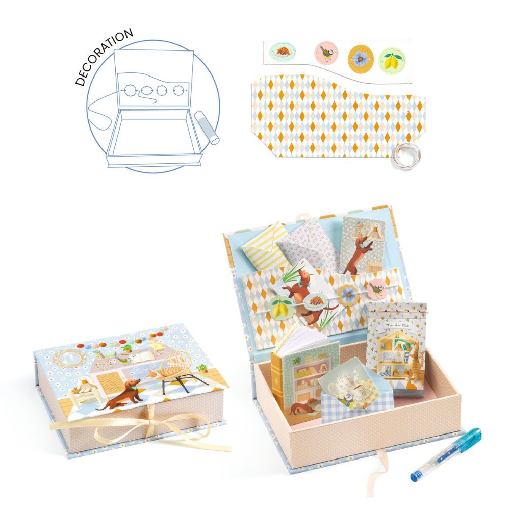 Djeco Do It Yourself -Multi Activity Box - Stationery To Create DJ07935