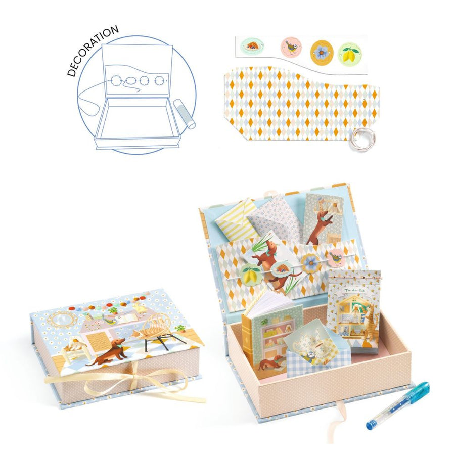 Djeco Do It Yourself -Multi Activity Box - Stationery To Create DJ07935