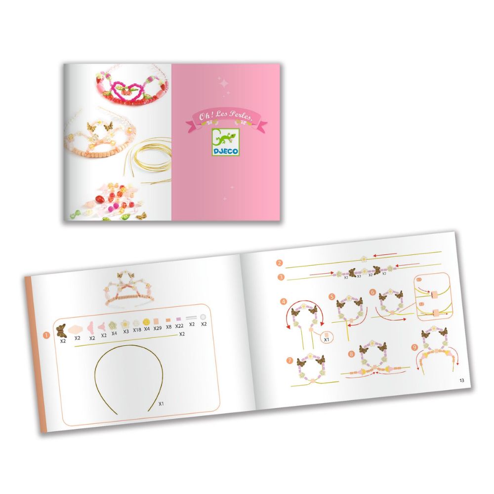 Djeco Duo of Tiaras, Pink