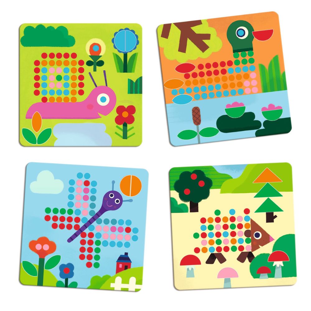 Djeco Eduludo - Mosaïco Mini Animo DJ08239