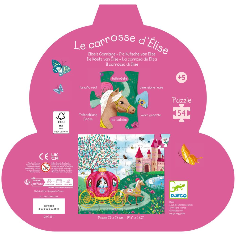 Djeco Puzzle Elise's Carriage DJ07254