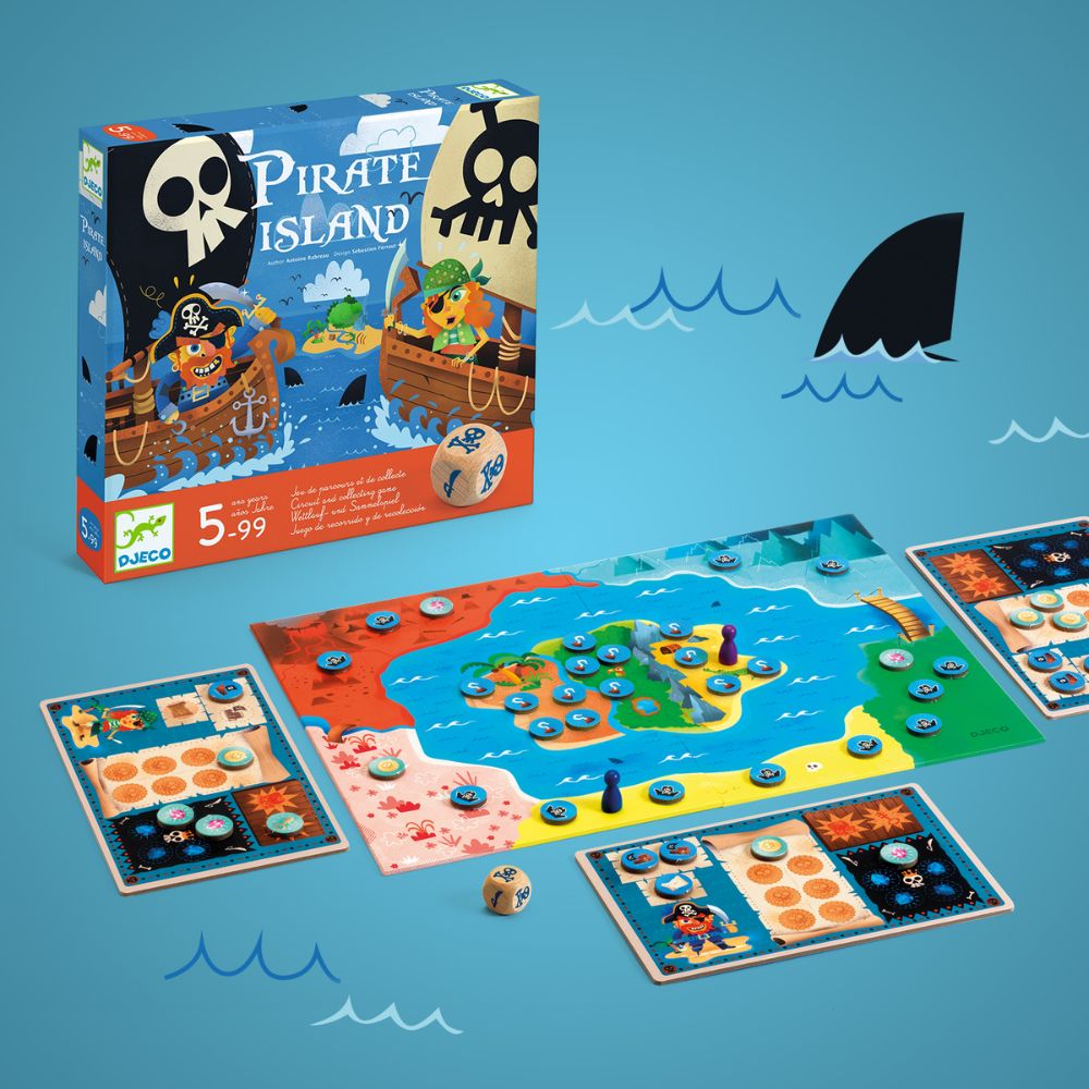Djeco Family Games - Pirate Island DJ08595
