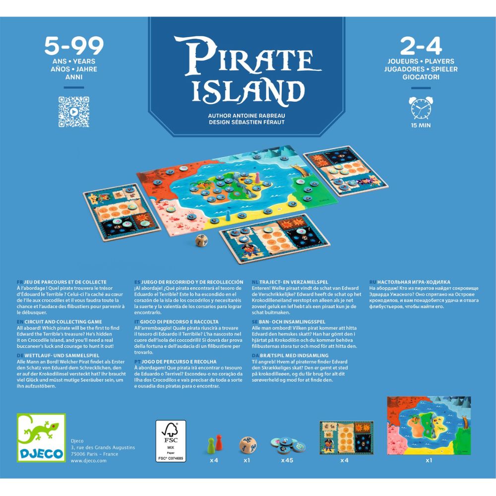 Djeco Family Games - Pirate Island DJ08595