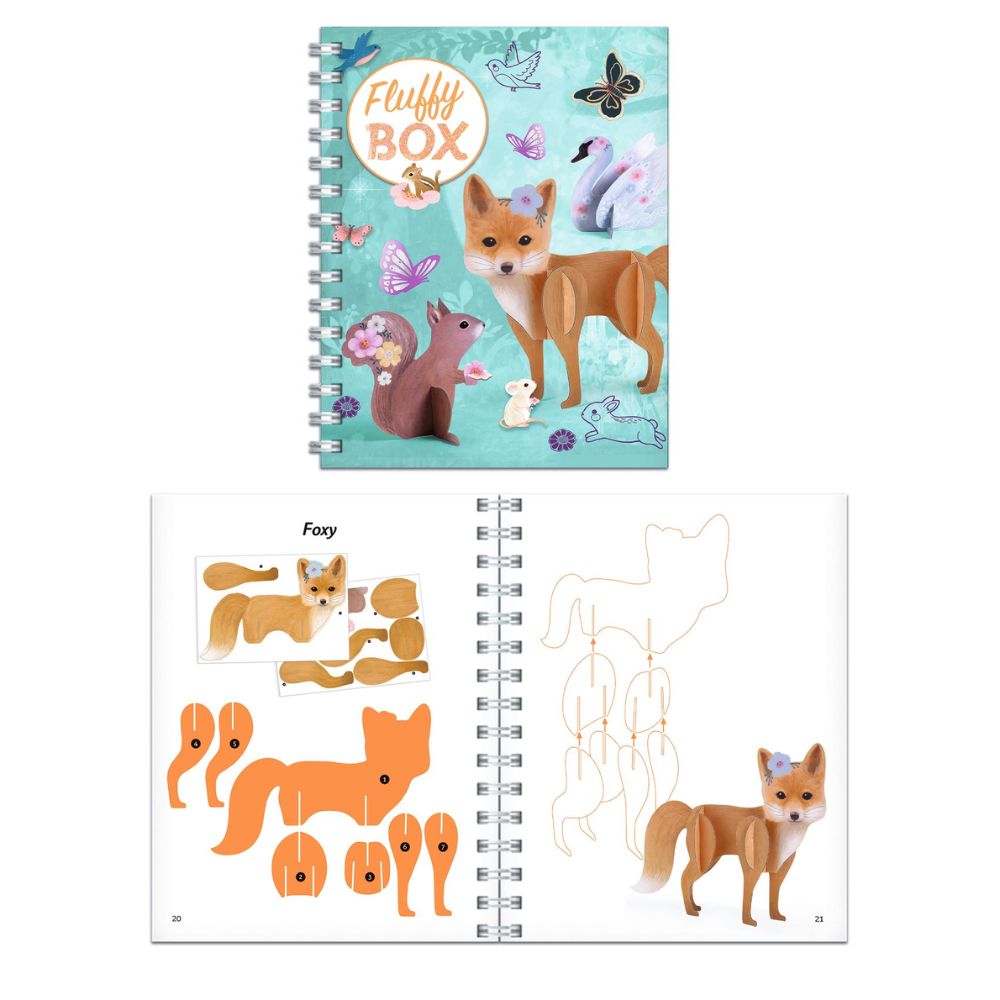 Djeco Fluffy Box - Multi Activity Art Box DJ09329