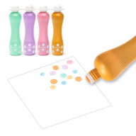 Djeco Foam Markers - Large Dot Markers, Pearl DJ09058