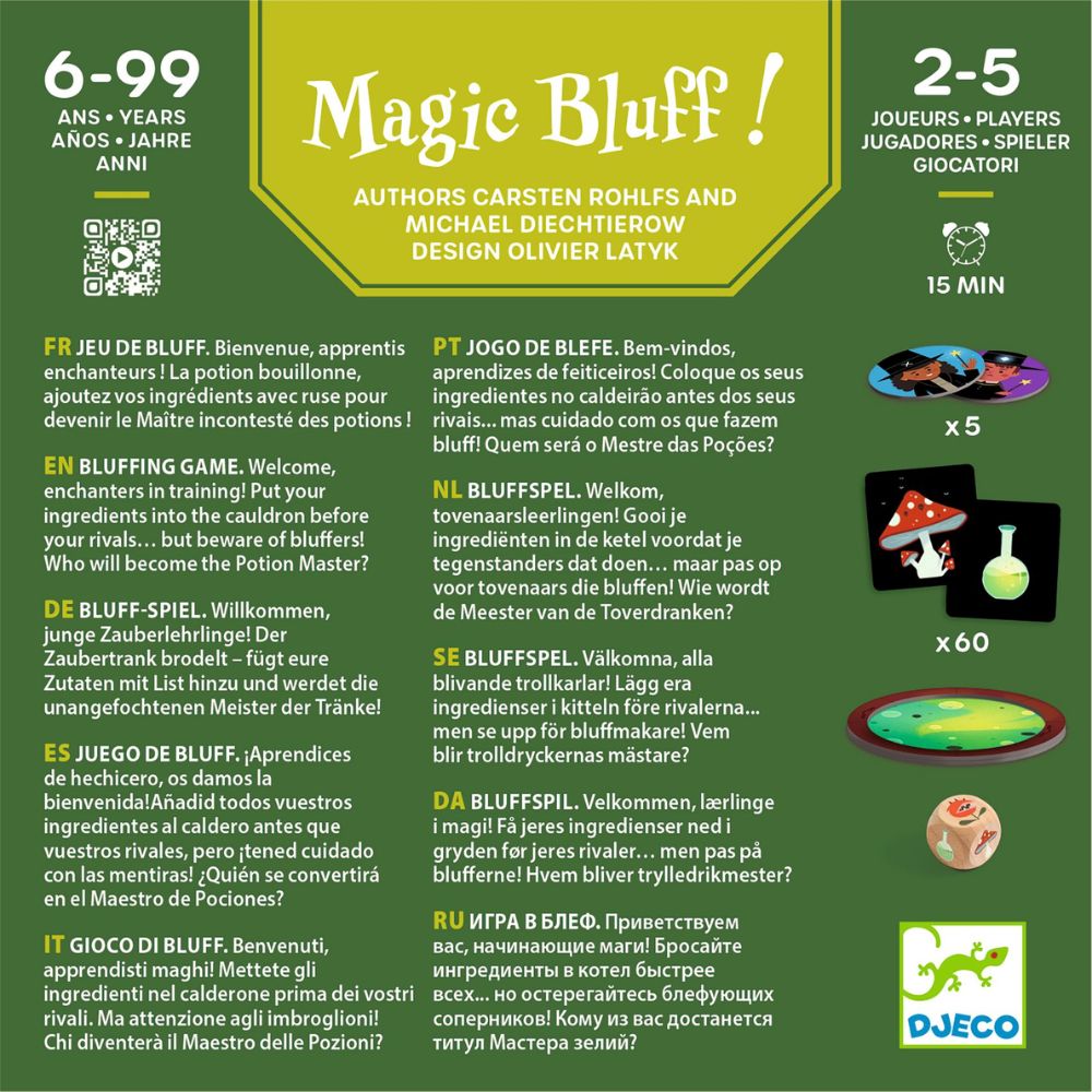 Djeco Dice Games - Magic-Bluff
