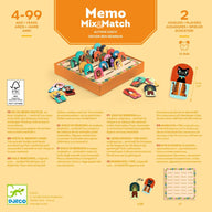 Djeco Games - Memory Mix and Match DJ00828