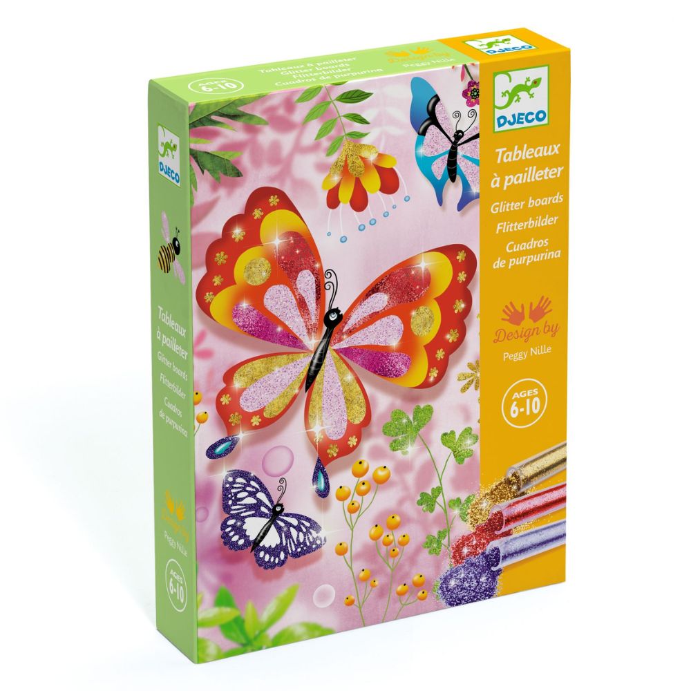 Djeco Glitter Boards Butterflies DJ09503