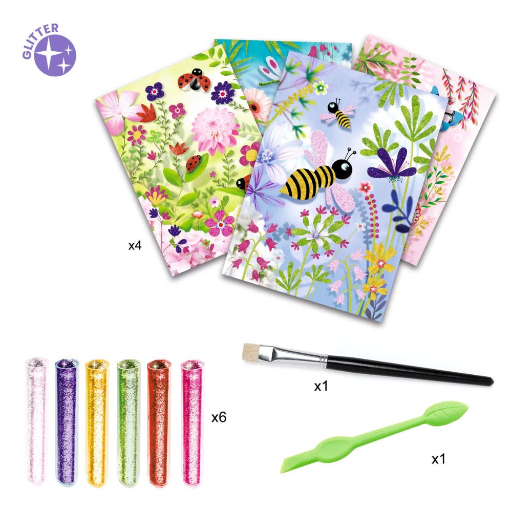 Djeco Glitter Boards Butterflies DJ09503