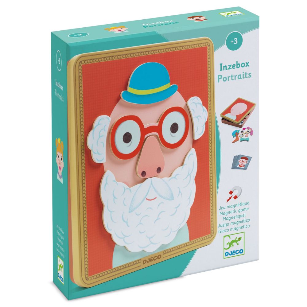 Djeco Inzebox Portraits - Magnetic Games DJ03072