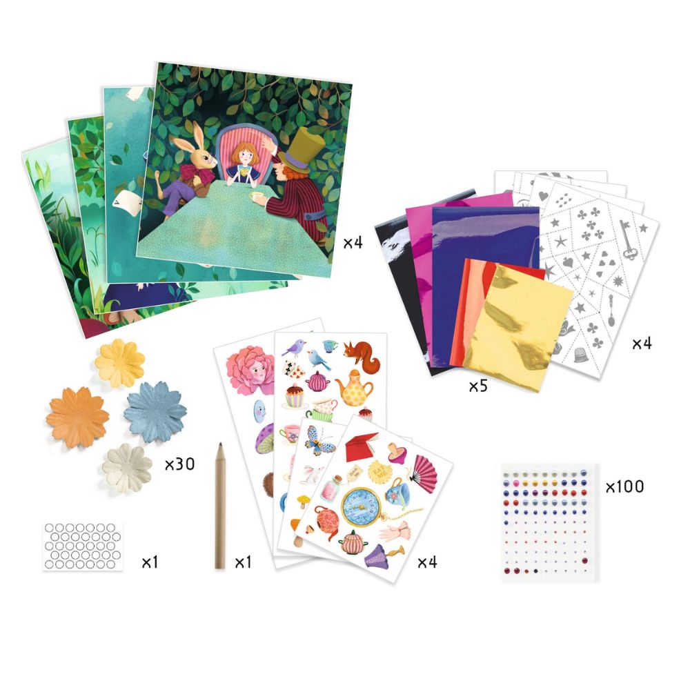 Djeco Fairy Tales To Decorate - In Wonderland