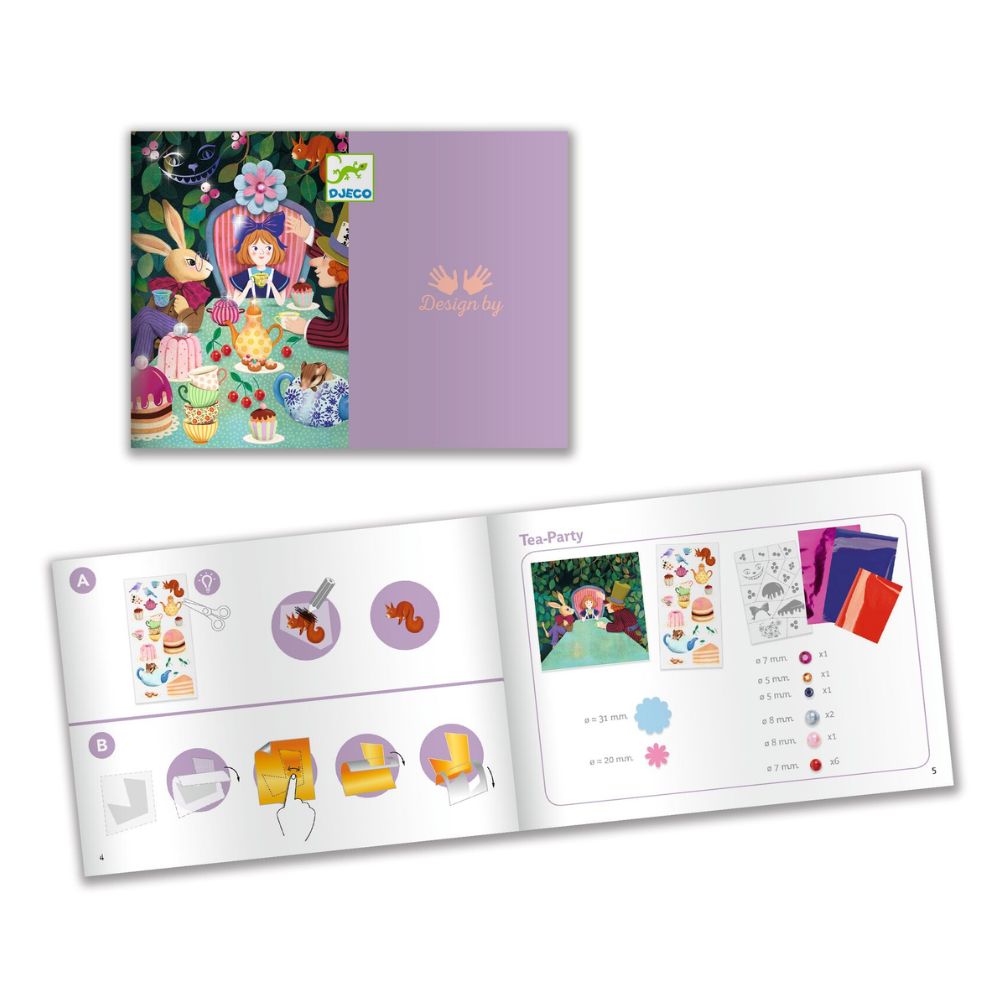 Djeco Fairy Tales To Decorate - In Wonderland