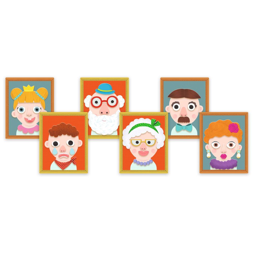 Djeco Inzebox Portraits - Magnetic Games DJ03072