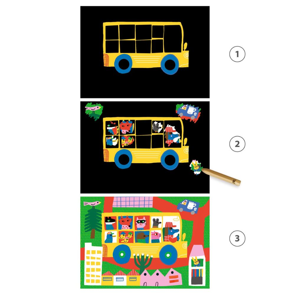 Djeco Scratch Boards for Toddlers