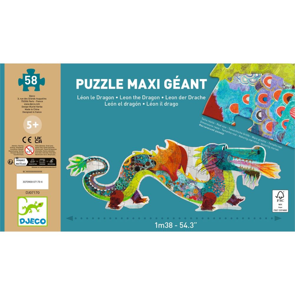 Djeco Puzzle - Leon the dragon