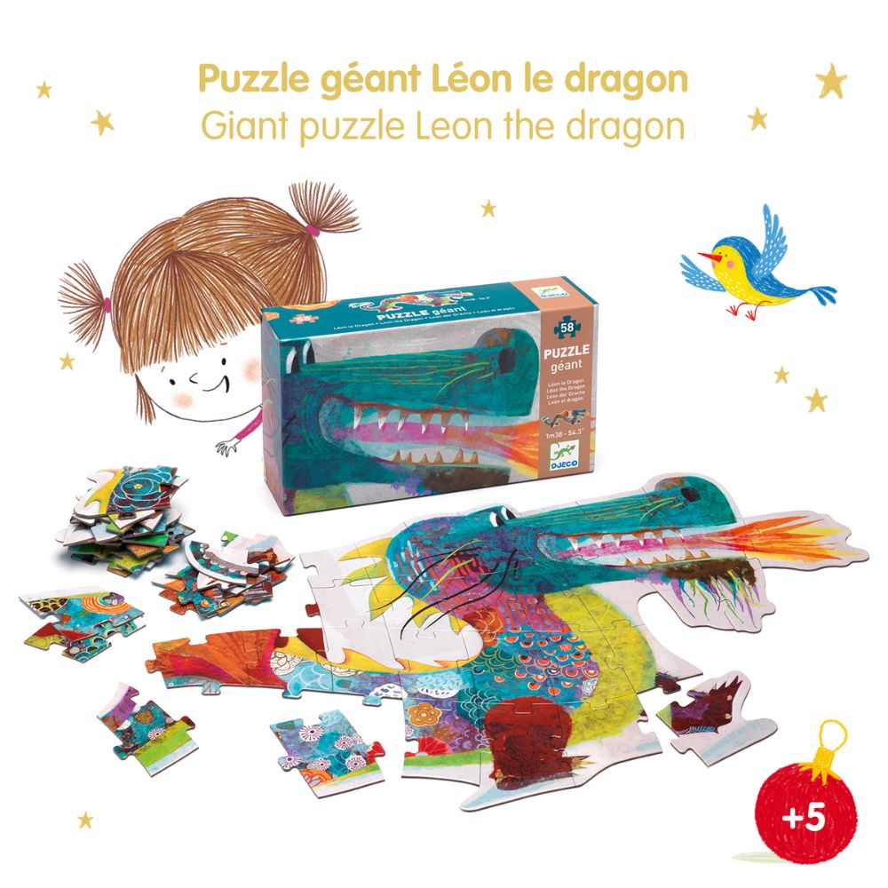 Djeco Puzzle - Leon the dragon