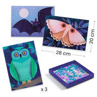 Djeco Threading Beads and Pipe Cleaners, Light Up The Night