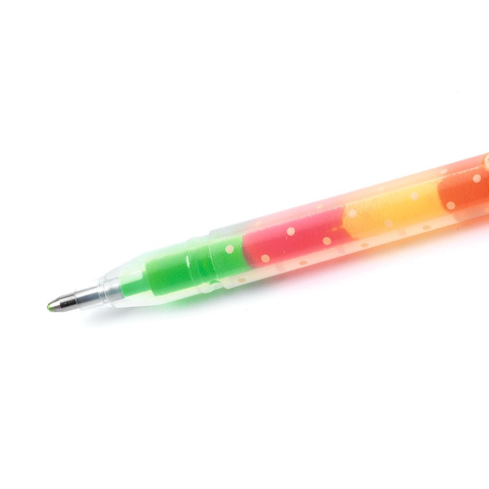 Djeco Lovely Paper - 6 Rainbow Gel Pens