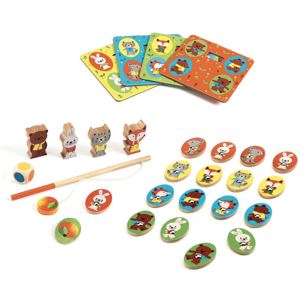 Djeco Toddler Wooden Games - Ludo Wood DJ01628