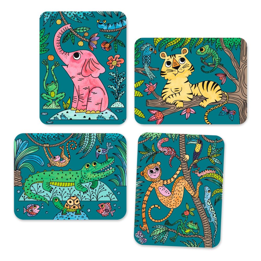 Djeco Magic Reveal Painting - In The Jungle DJ00096