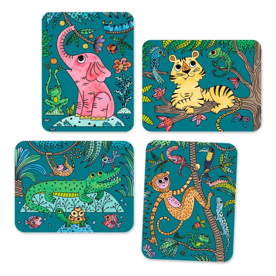 Djeco Magic Reveal Painting - In The Jungle DJ00096