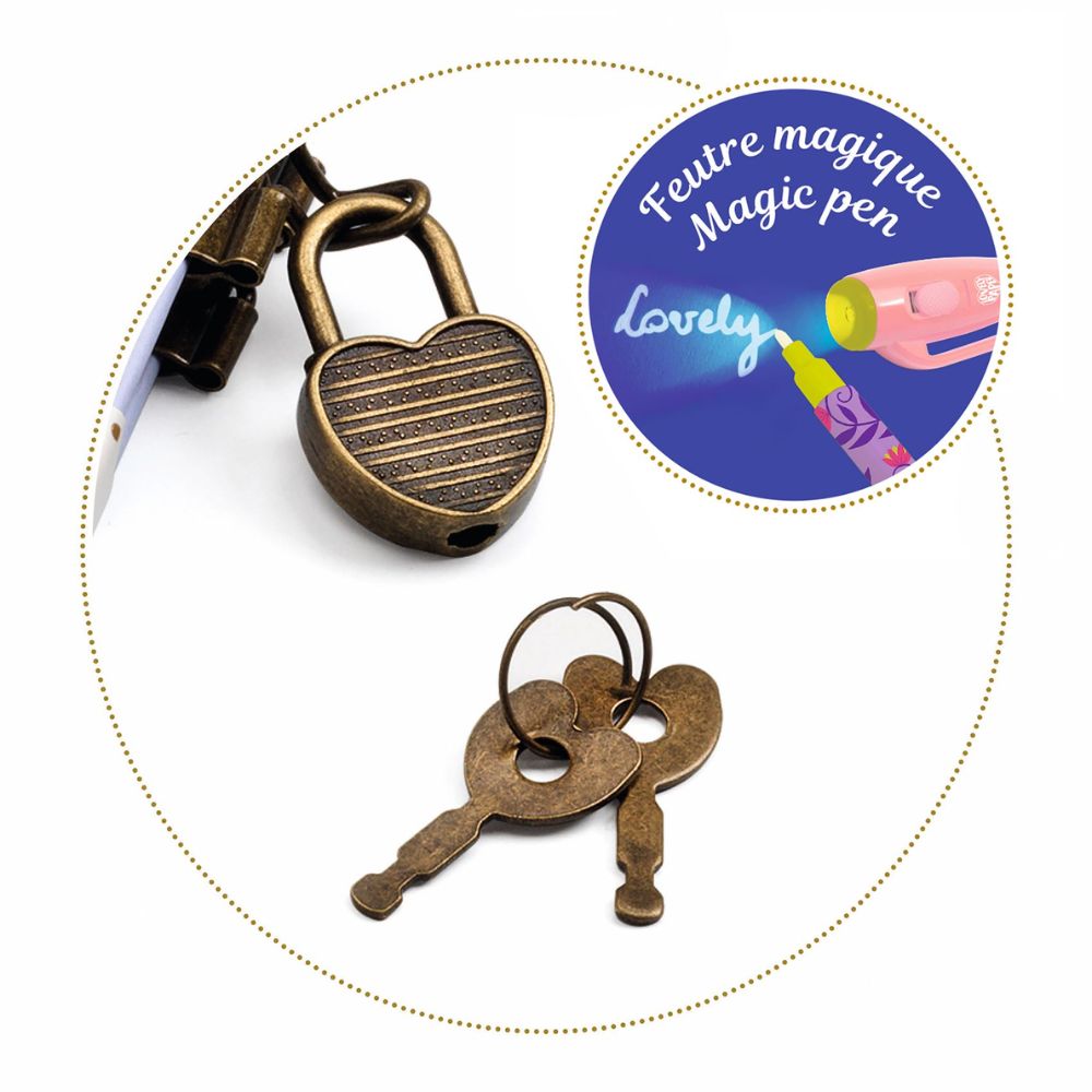 Djeco Lovely Paper - Melissa Secret Notebook with Magic Pen