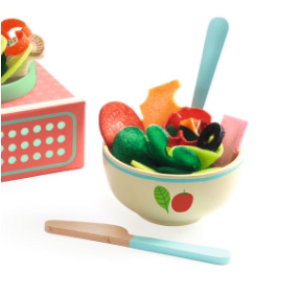 Djeco Role Play Toys - Mimo and Tita Salad Bar DJ05523