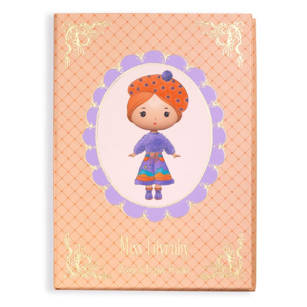 Djeco Tinyly - Miss Lilyruby - Removable Stickers DJ06981