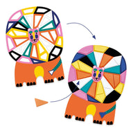 Djeco Mosaic Stickers Craft Set - African Animals
