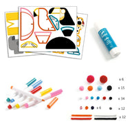 Djeco Multi Activity Kit - Creative Punch Out Boxes - 6 Savanna DJ00957