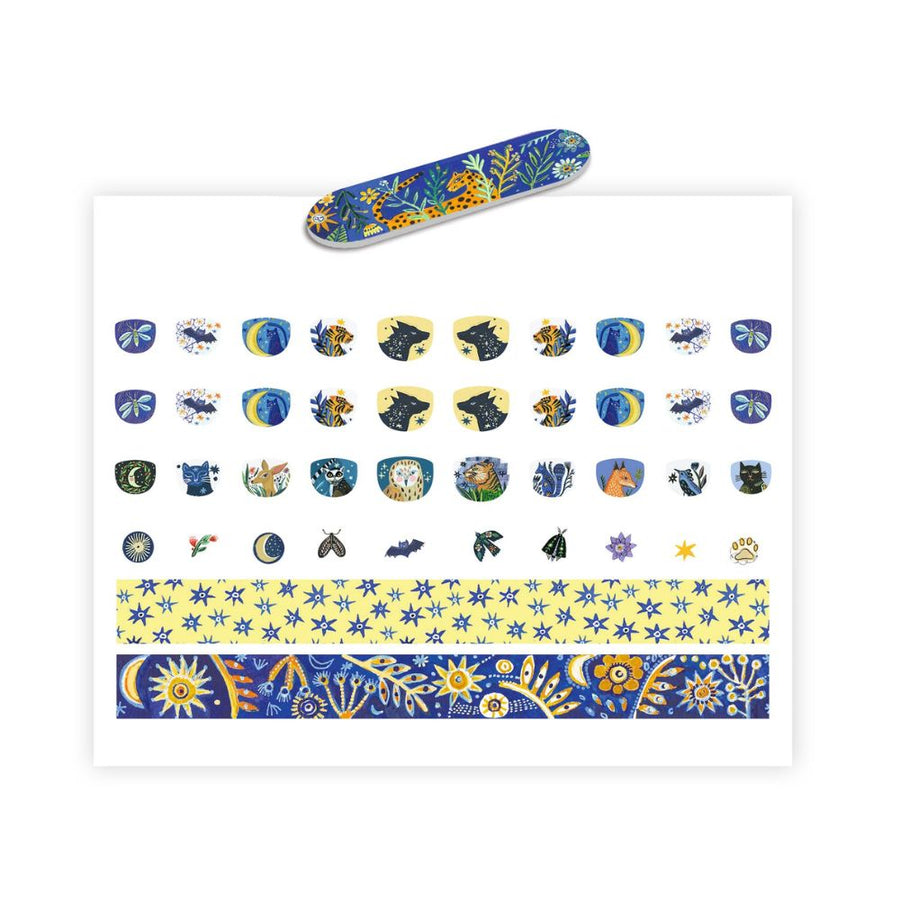 Djeco Nail Stickers - Moonlight Reflections