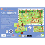 Djeco Observation Childrens Jigsaw Puzzle, Little Friends Garden