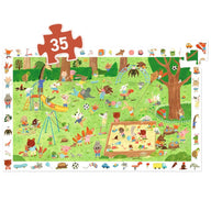 Djeco Observation Childrens Jigsaw Puzzle, Little Friends Garden