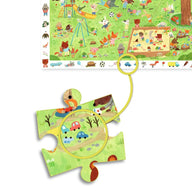 Djeco Observation Childrens Jigsaw Puzzle, Little Friends Garden