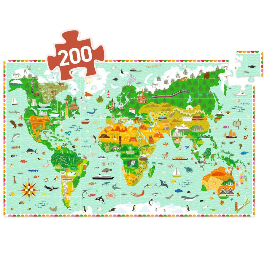 Djeco Observation Puzzle - Around The World DJ07412