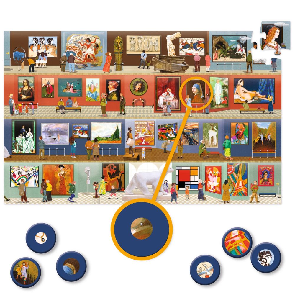 Djeco Observation Puzzles - At the Museum - 500 pcs DJ07415