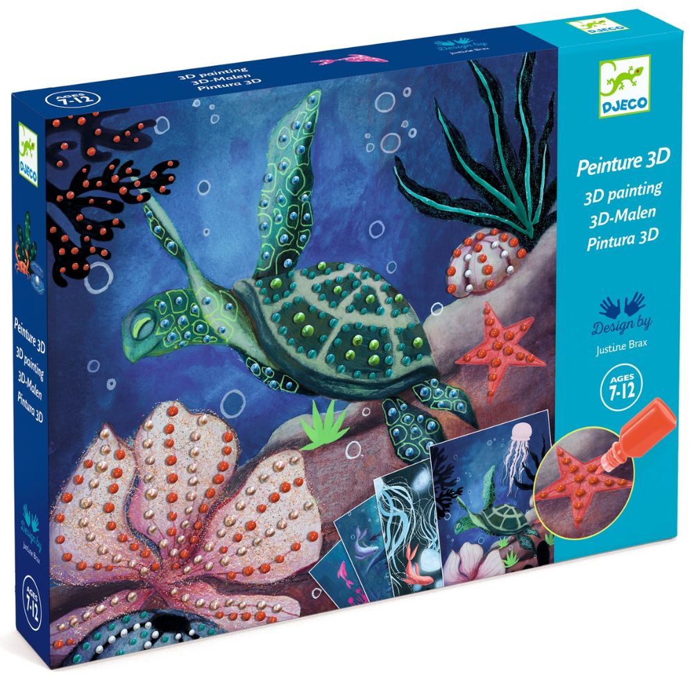 Djeco 3D Painting - Ocean Depths - DJ08958