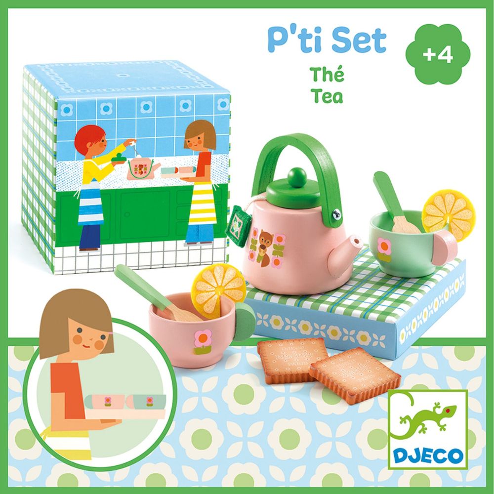 Djeco Role Play Toys - P'Ti Set - Tea DJ05540