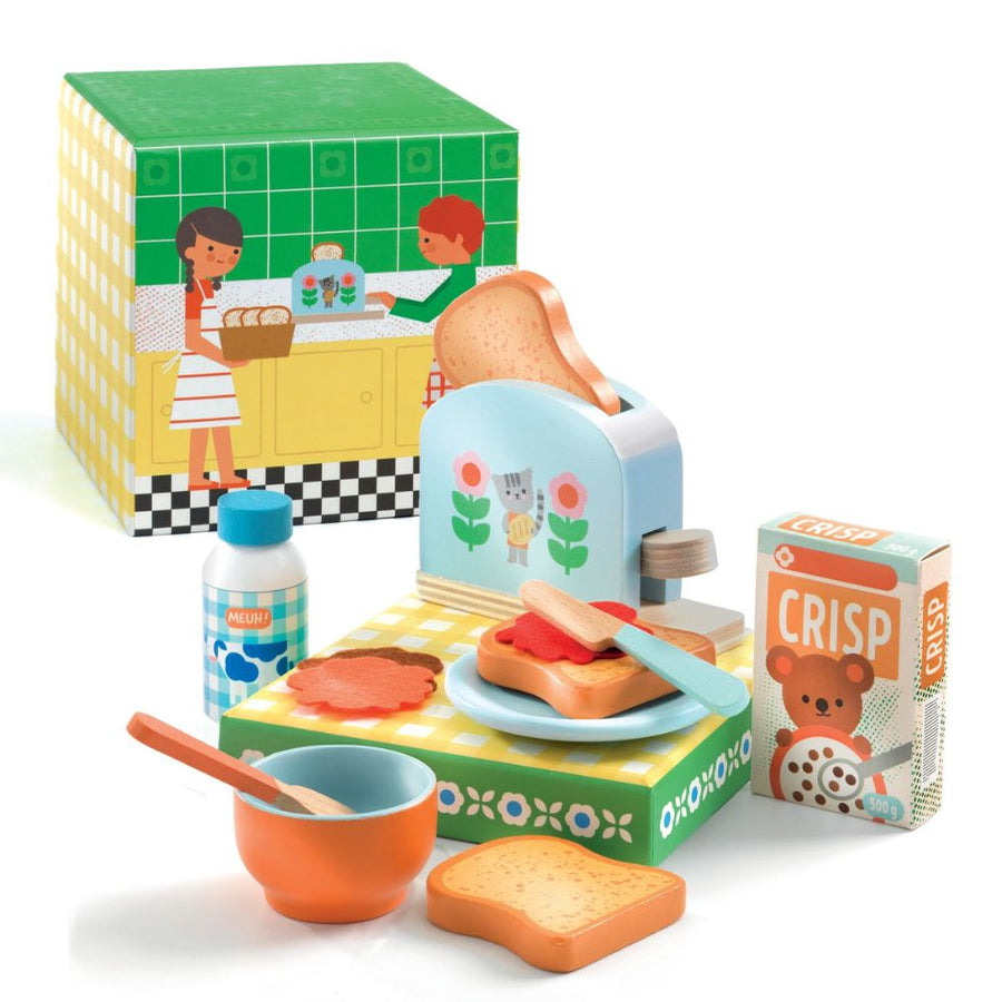 Djeco Role Play Toys - P'Ti Set - Breakfast DJ05543