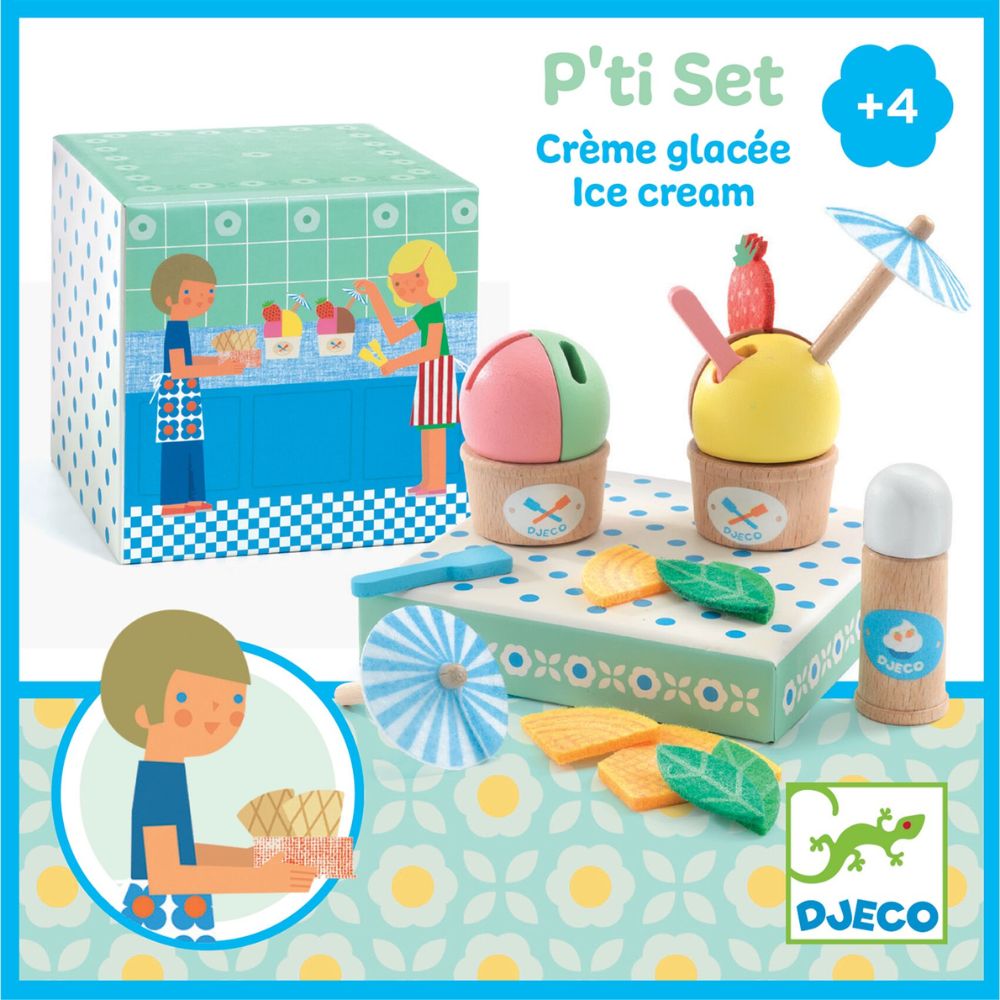 Djeco Role Play Toys - P'Ti Set - Ice Cream DJ05541