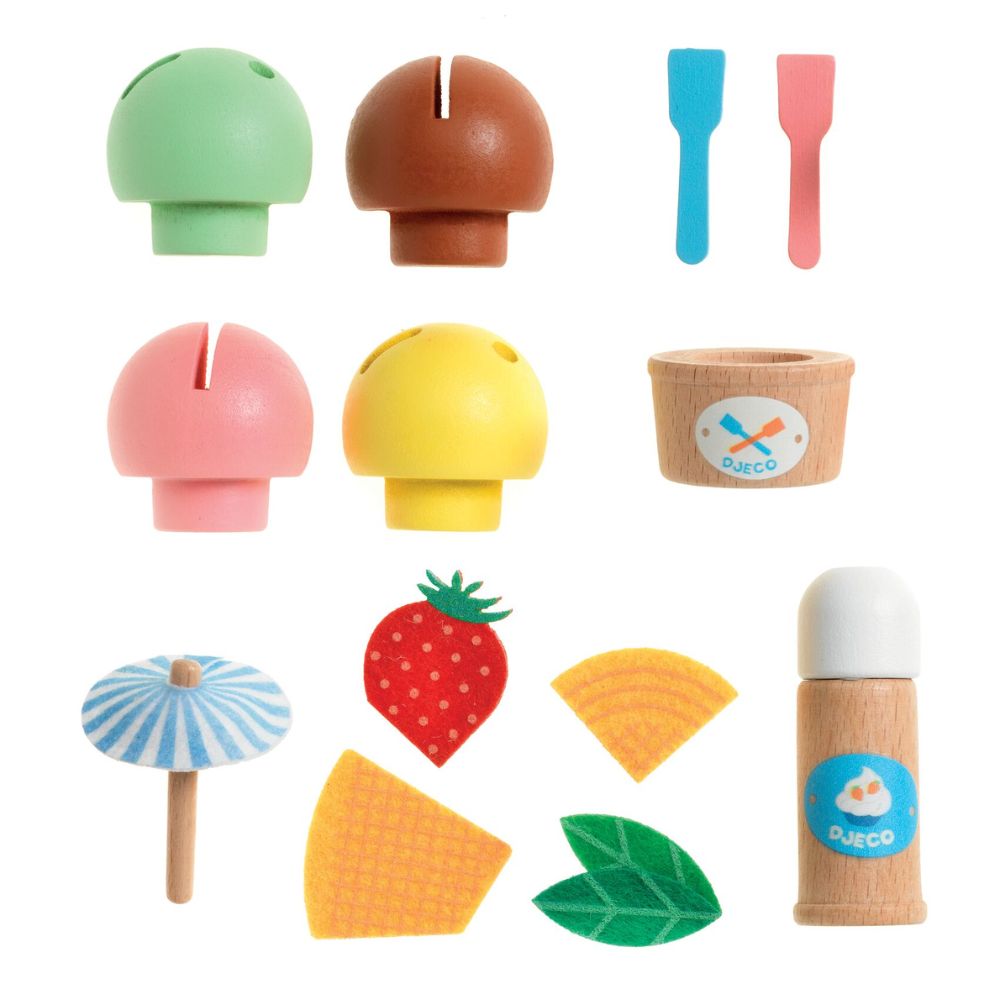 Djeco Role Play Toys - P'Ti Set - Ice Cream DJ05541