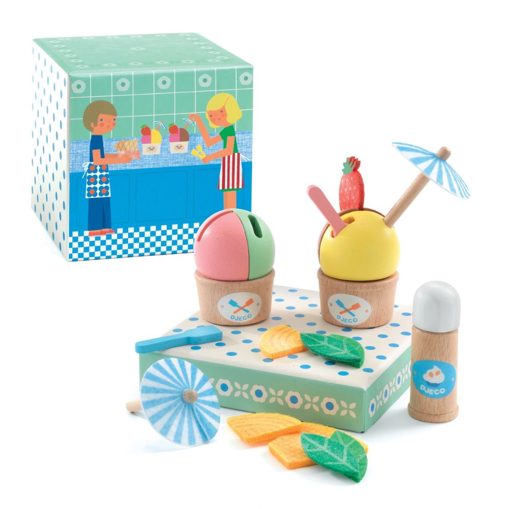 Djeco Role Play Toys - P'Ti Set - Ice Cream DJ05541