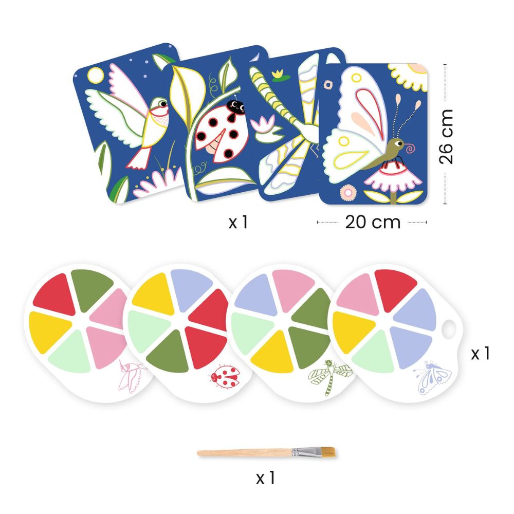 Djeco Palette Painting Creepy Crawlies DJ09134