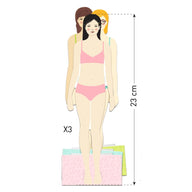 Fashion Design Toy - Djeco Paper Dolls: One Big Dressing Room