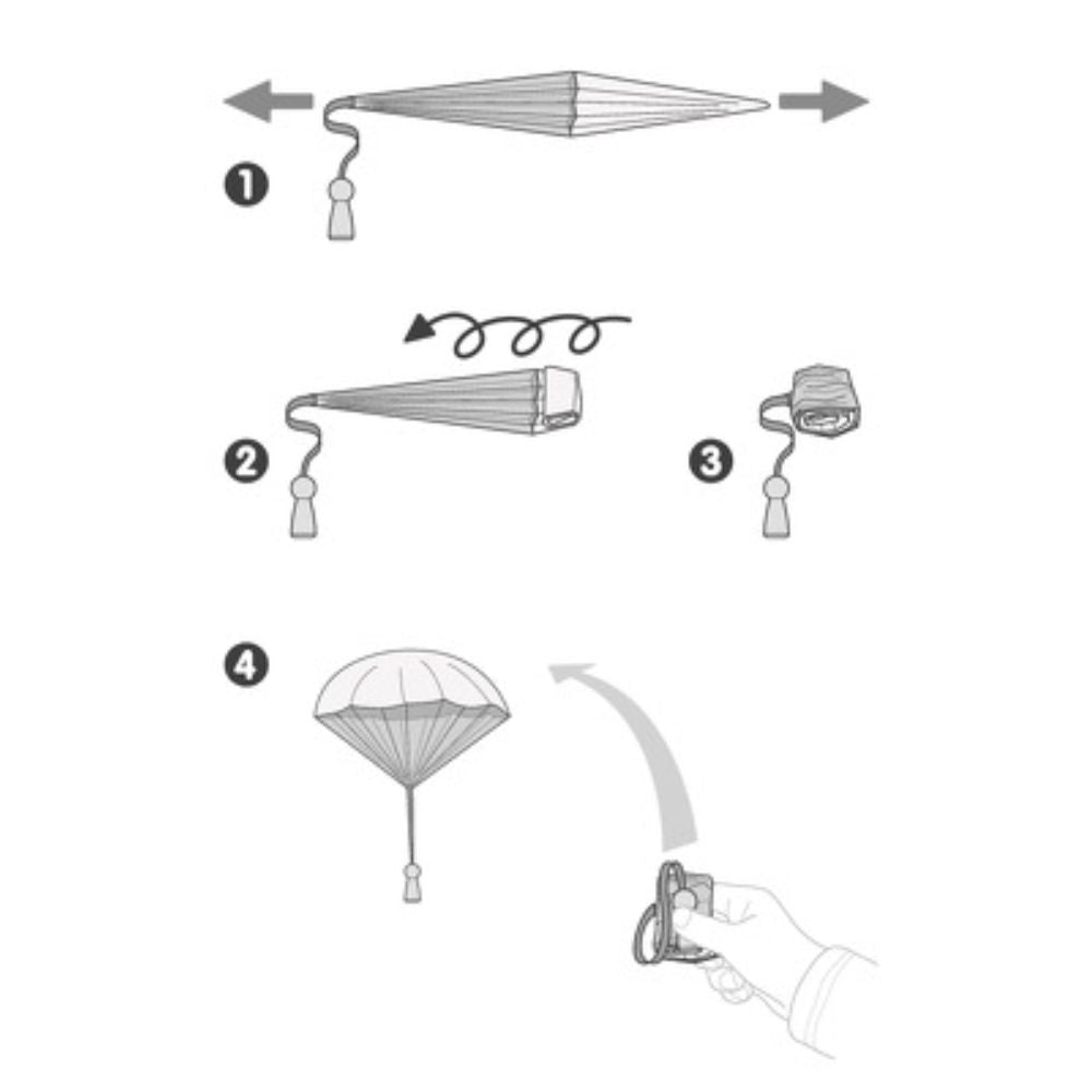 Djeco Parachutistes Flying Heroes - various designs