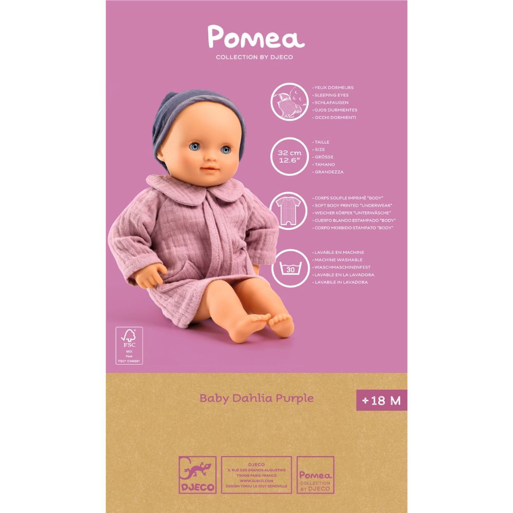 Djeco Pomea - Dahlia Purple Doll