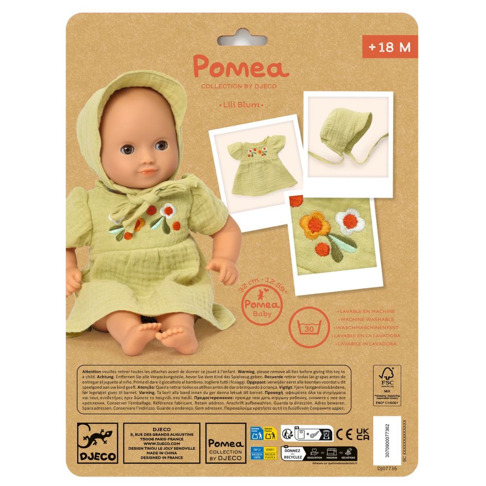 Djeco Pomea Lili Blum Summer Dress & Hat